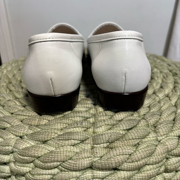 SAS Simplify Everyday White Leather Moccasin Slip In Comfort Loafer - Picture 5 of 9